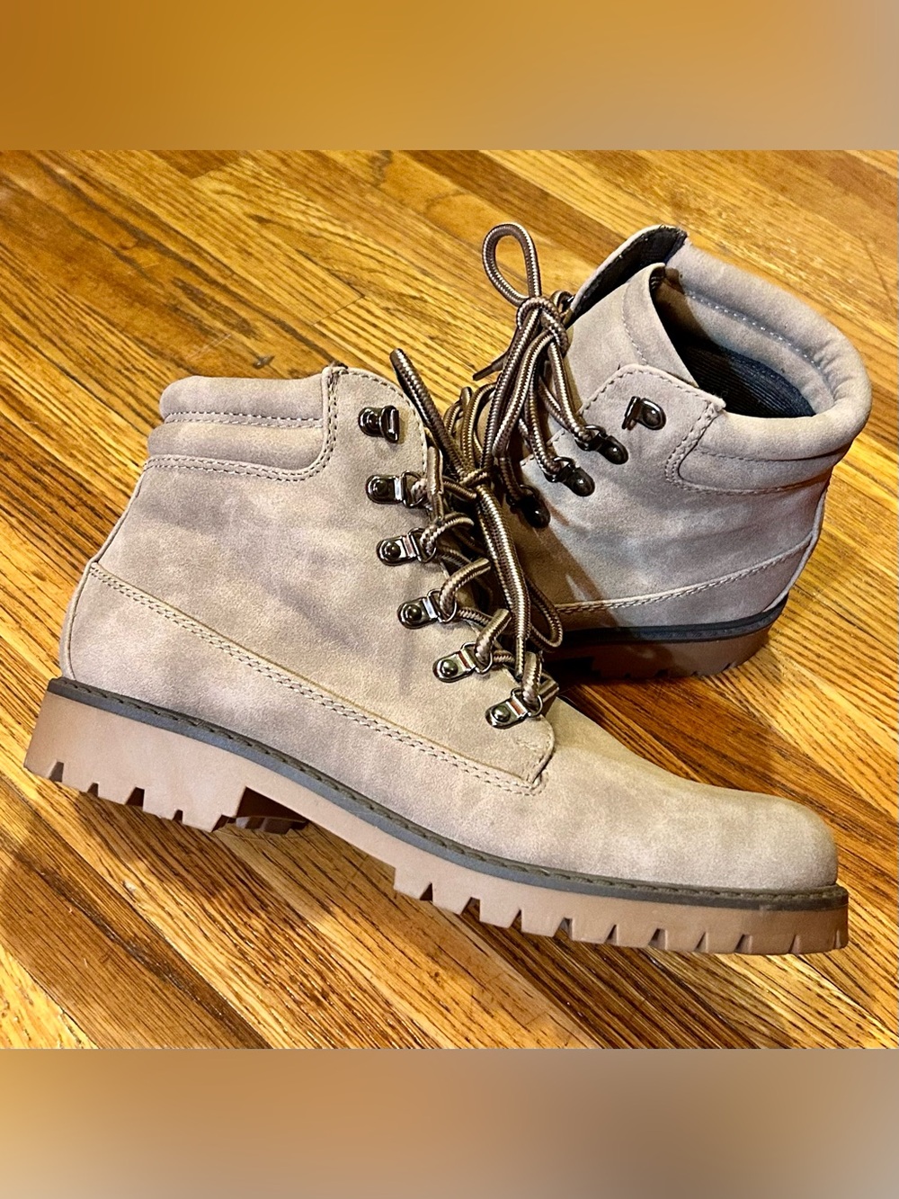 Tan boots